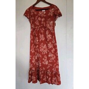 Ingrid Isabel Maternity Dress Womens M Floral Babydoll Cottagecore Bloomcore